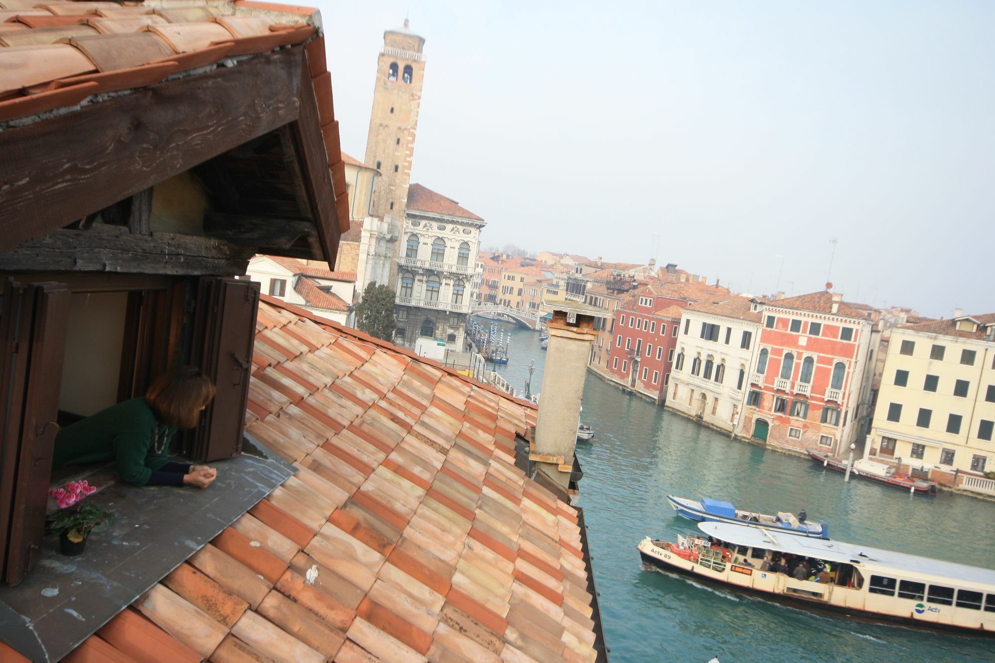 B&B Vista Sul Canal Grande Benátky Exteriér fotografie